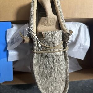 Hey Dude Tan Loafers Slip-Ons Casual Comfort